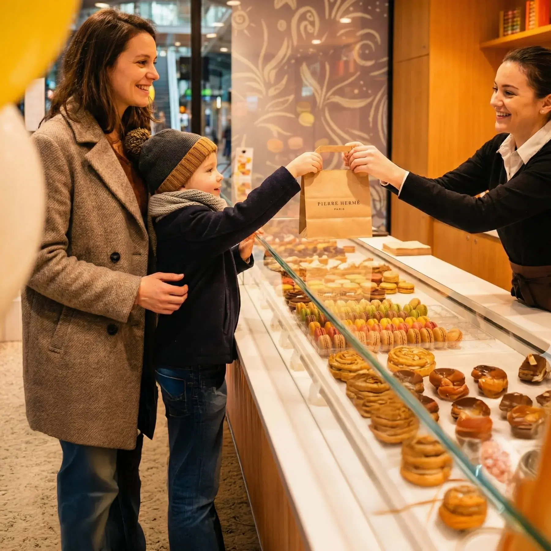 Cadeau gourmand en gare