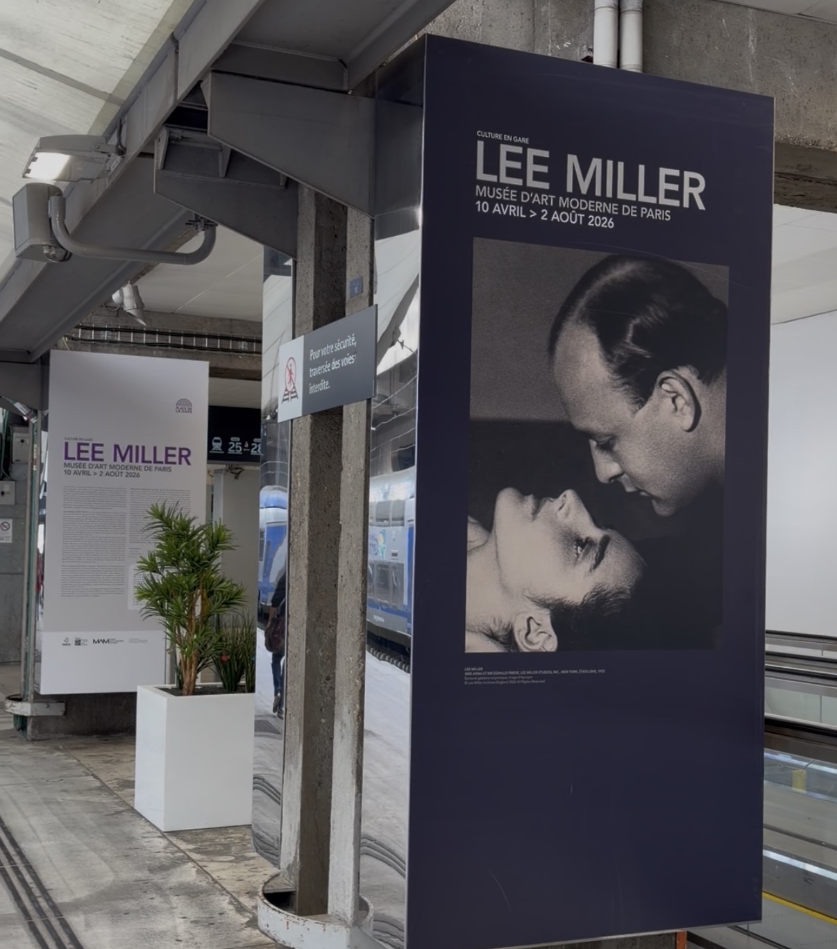 Exposition Lee Miller en gare Montparnasse