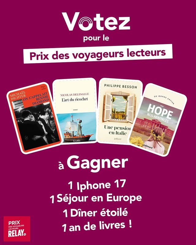 Votez pour le Prix des voyageurs lecteurs