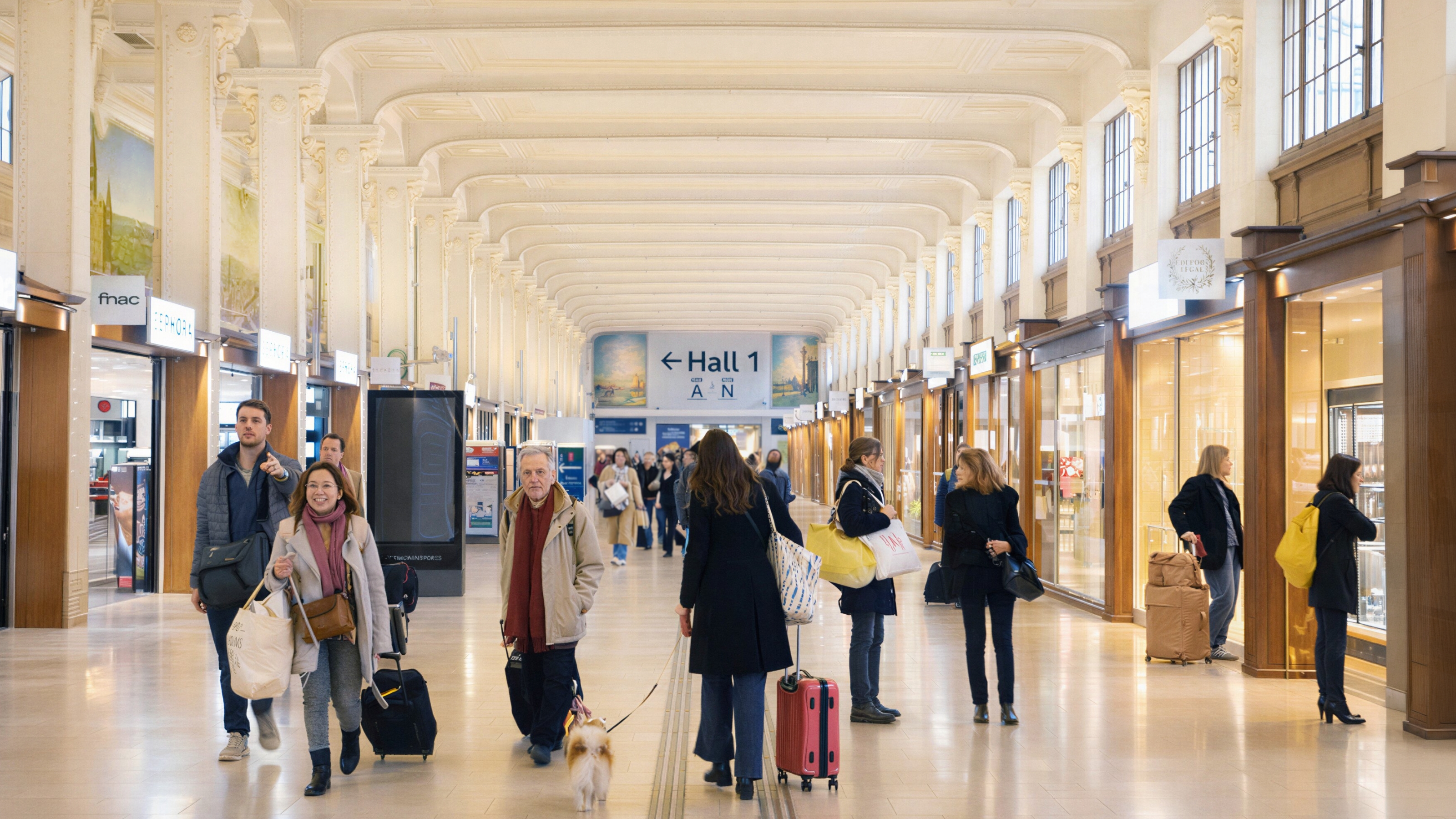 Hall Galerie des Fresques Gare de Lyon